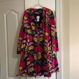 J. Crew Tropical Floral Midi Dress